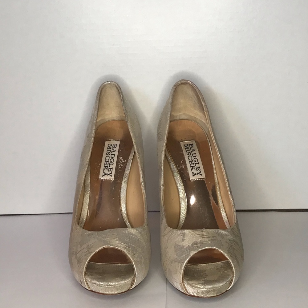 Worn once! Badgley Mischka pumps!